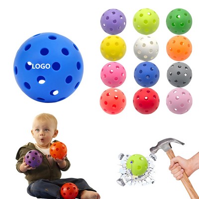3" 26-Hole Pickleball Toy Plastic Ball