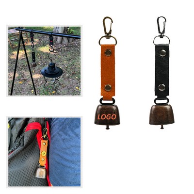 Outdoor Bear Bell with Leather Strap