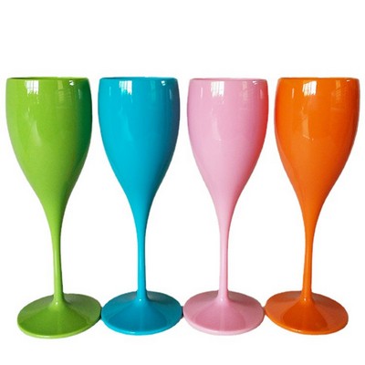 PS Material 5 Oz. Disposable Champagne Glasses
