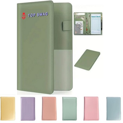 Premium Leather Checkbook Cover for Unisex