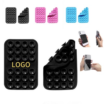 Silicone Double Sided Suction Phone Case Mount