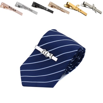 Men's Stainless Steel Tie Bar Clips- DIY Customization