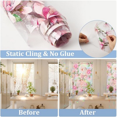 Window Glass Decorative 3D Static UV Resistant