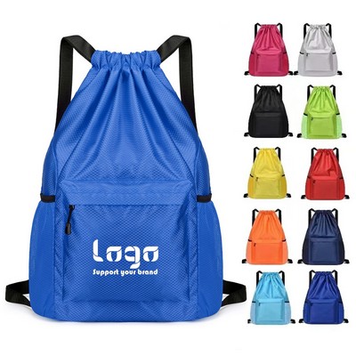 Fitness Wet & Dry Separation Drawstring Backpack