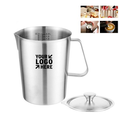 70 Oz Stainless Steel Measuring Cup with Graduations