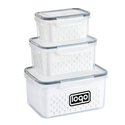 3 Pack Food Storage Containers