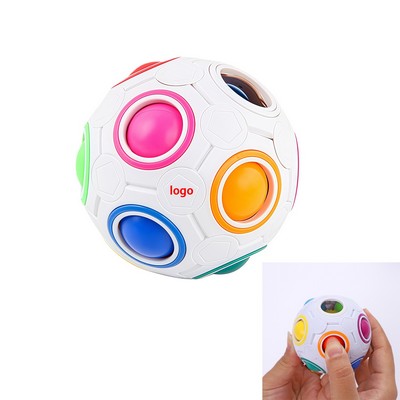 Magic Rainbow Puzzle Ball Toy