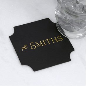 Black Bracket Coasters