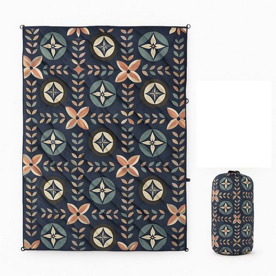 Packable Puffy Blanket for Camping