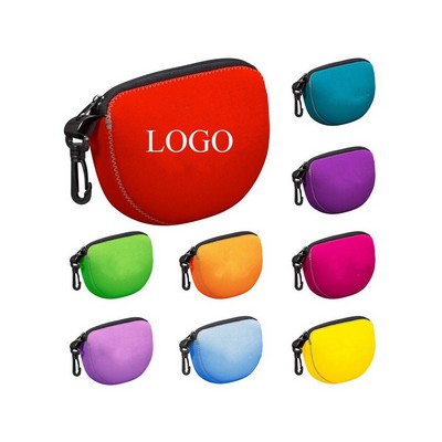 Neoprene Zip Pouch Wallet