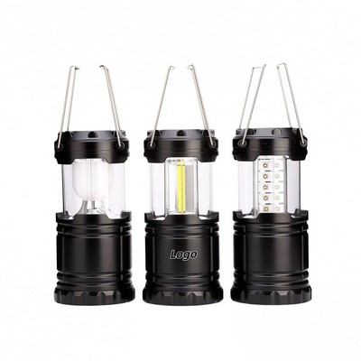 Extendable COB Camping Lantern with Handheld Design for Outdoor Adventures and Tent Lighting