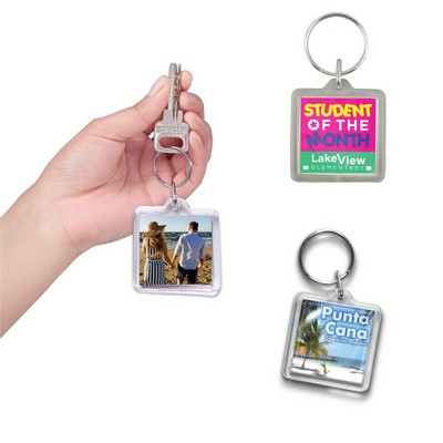 Custom Acrylic Square Key Chain