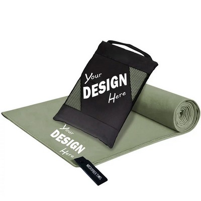 Ultra-Fine Double-Faced Fleece Fast-Dry Sports Towel(19.7"x43.3")