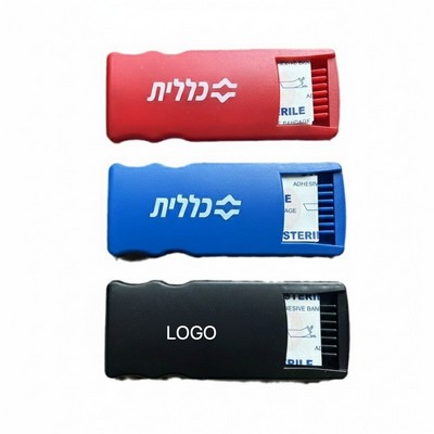 Pull Out Wave Style Adhesive Bandage Storage Box