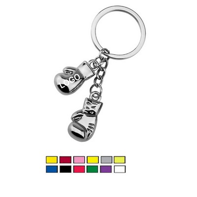 3D Metal Boxing Glove Keychain