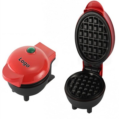Compact Dual-Voltage Waffle Maker for Home and Travel with Quick Bake Technology