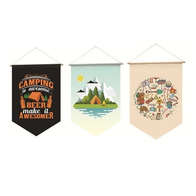 Camping Wall Flag