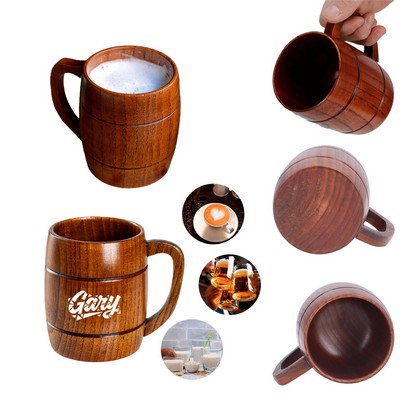 12 OZ Eco-Friendly Wooden Beer Mug