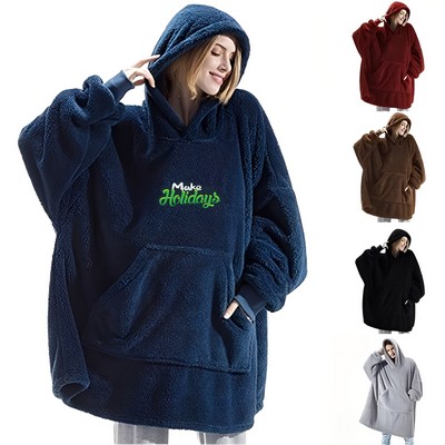Wearable Blanket Hoodie Sweatshirt
