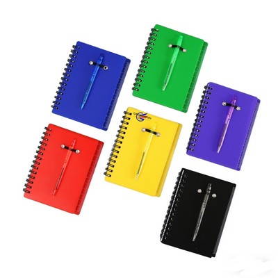 Spiral Notebook w/Cardinal Pen