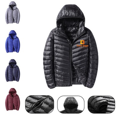 Lightweight Packable Hooded Jacket