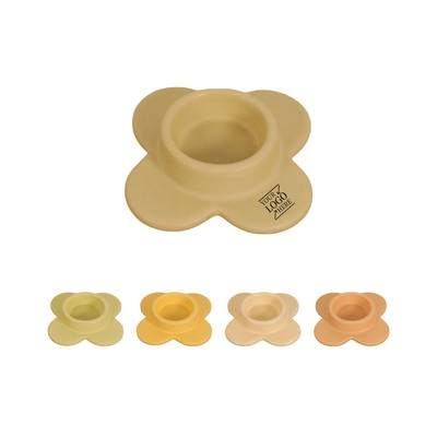 Colorful Ceramic Flower Candlestick