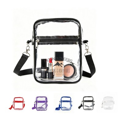Clear Pvc Crossbody Event Bag