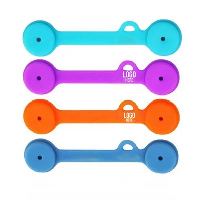 Silicone Reusable Twist Ties with Strong Magnet