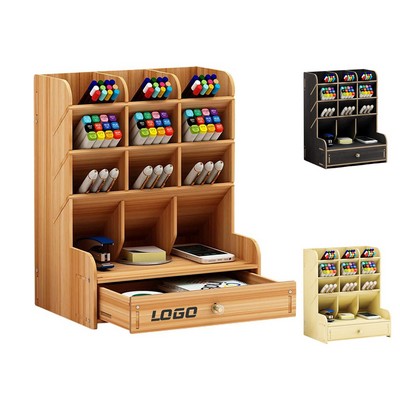 Wooden Desk Organizer