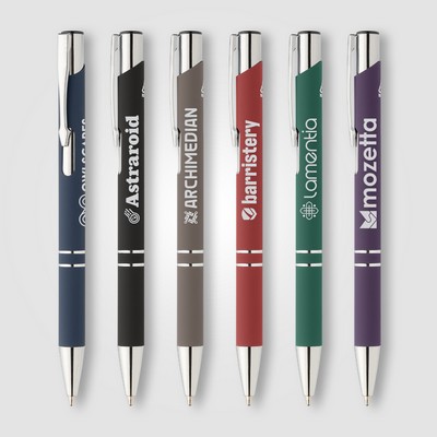 Tres-Chic Recycled Aluminum Chrome Trim Pen - Laser