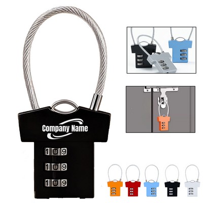 Steel Wire Lock With Combination