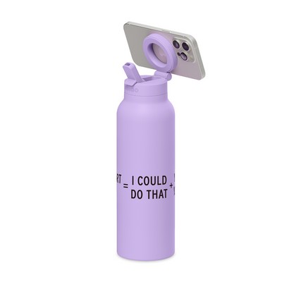 RINGO Pro Water Bottle with Magnetic Booster Ring - 32 Oz. - Lilac