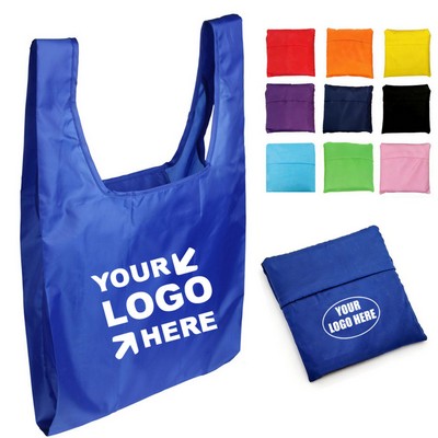 Tide Twister RPET Polyester Folding Tote Bag