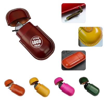 Vintage Capsule Sunglasses Holder with Carabiner Clip