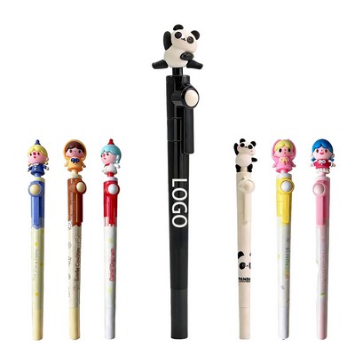 Cute Cartoon 360 Degree Rotating Stress Relief Pen