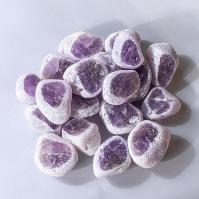 Natural Brazilian Ema Eggs Polished Seer Stone Specimen Large Raw Crystal River Stone Window