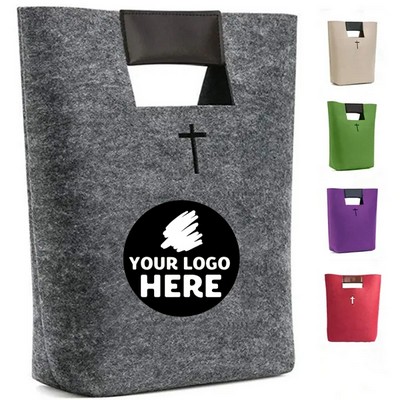 Stylish Felt Shopping Tote For Women