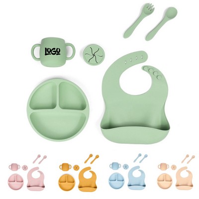 Silicone Baby Bib Set