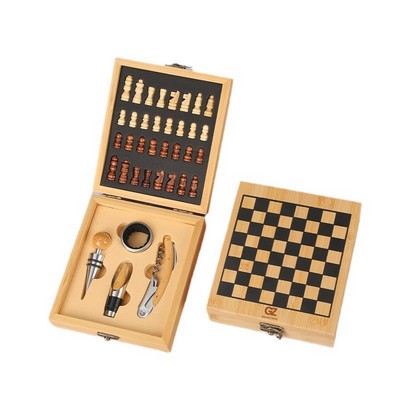 Executive Bamboo Chess Set