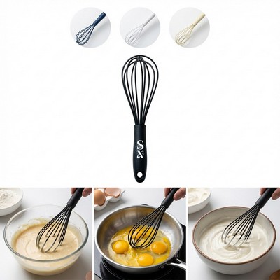 7" Mini Silicone Whisk Kitchen Tool
