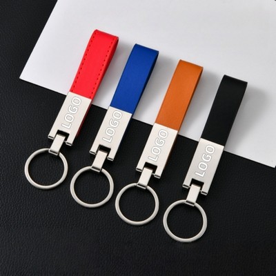 Leather Loop Keychain