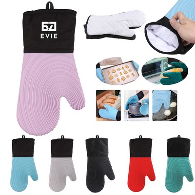 Heat-Resistant Kitchen Gloves for Baking and Cooking