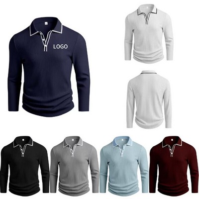 Men's Long Sleeve Polo Shirt