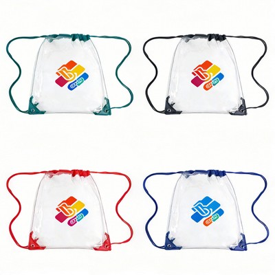 Eco Friendly Clear Drawstring Bag