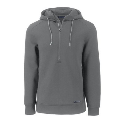 Cutter and Buck Roam Eco Half Zip Recycled Pullover Hoodie