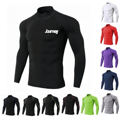 Mock Neck Compression Shirt