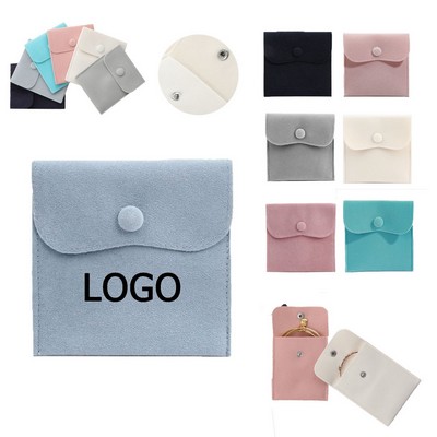 Secure Snap Closure Jewelry Pouches for Gifting