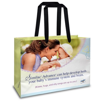 Laminated Euro-Tote Shopping Bag (16"x6"x12") *TARIFF ITEM - CALL OR EMAIL FOR CURRENT PRICE*