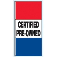 Double Faced Interceptor® Drape Flags (Certified Pre-Owned)