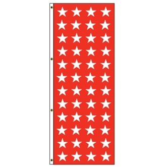 America Forever Free Flying Flag Drape (Red/White Stars)